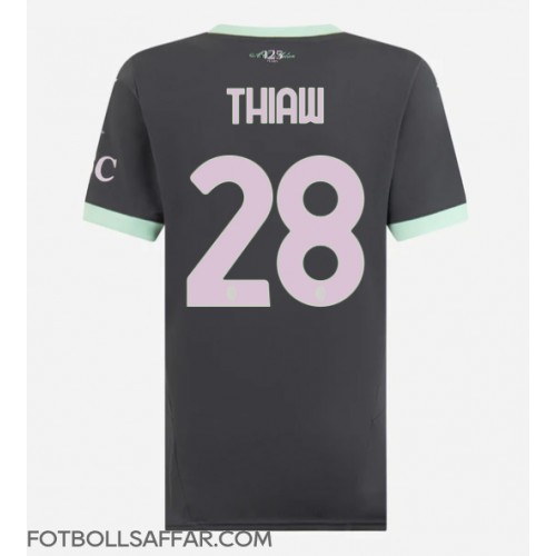 AC Milan Malick Thiaw #28 Tredjeställ Dam 2024-25 Kortärmad